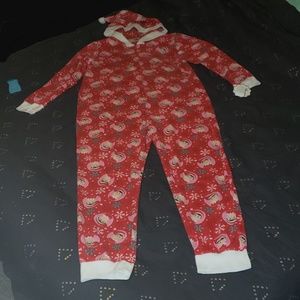Elf on the Shelf Union Suit / Adult Onesie Pajamas
